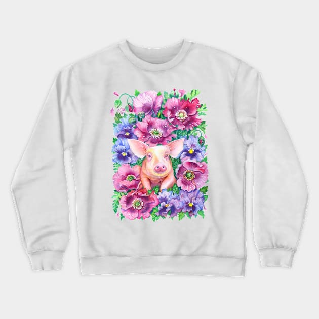 Year of the Pig Crewneck Sweatshirt by annabucciarelli